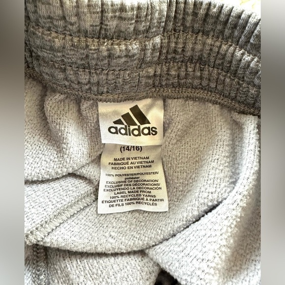 Adidas Heather Tricot Jogger Track Pant - Youth 14/16 - Picture 3 of 3